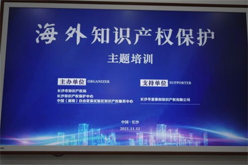 助力长沙企业走出去 海外知识产权保护主题培训成功举办